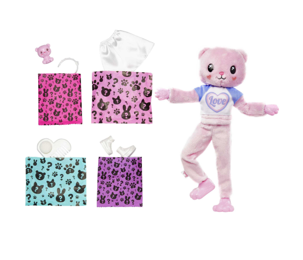 Barbie Cutie Reveal Lalka Miś Seria Słodkie stylizacje - 1163981 - zdjęcie 4